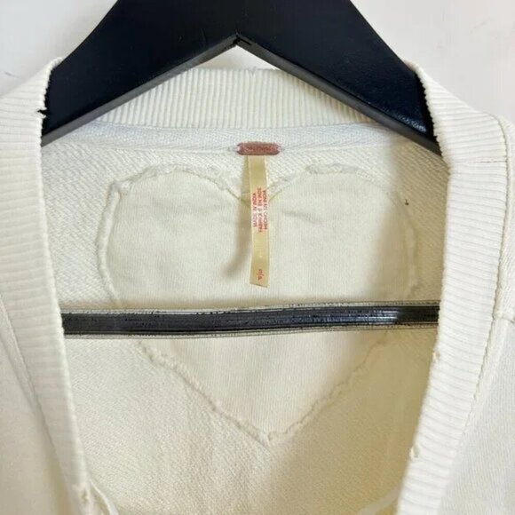 FREE PEOPLE Eleanor Sweatshirt Dress in Grey Combo Size Small - Picture 7 of 16